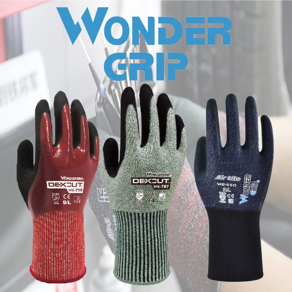 全新代理產品 : WONDER GRIP手套